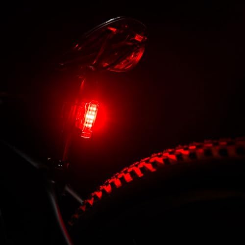 Vue 7 de Feu Arrière Vélo Imperméable Lumineux