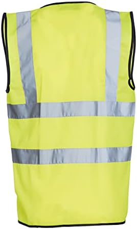 Vue 3 de Gilet Haute Visibilité Sécurité