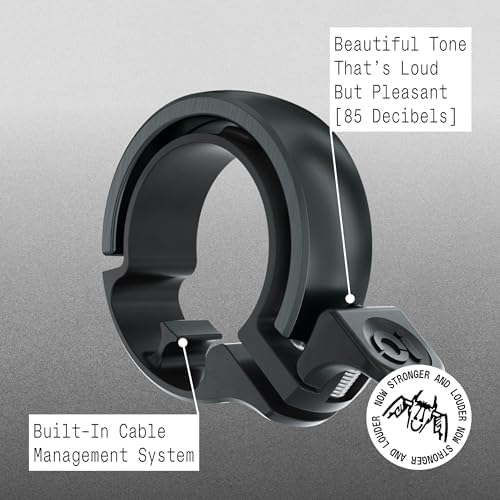 Vue 4 de Sonnette Vélo Guidon Acier