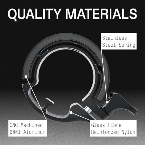 Vue 5 de Sonnette Vélo Guidon Acier