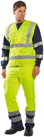 Vue 4 de Gilet Sécurité Haute Visibilité Baudrier