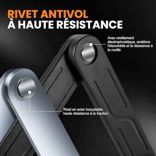 Vue 4 de Antivol Vélo Pliable Résistant