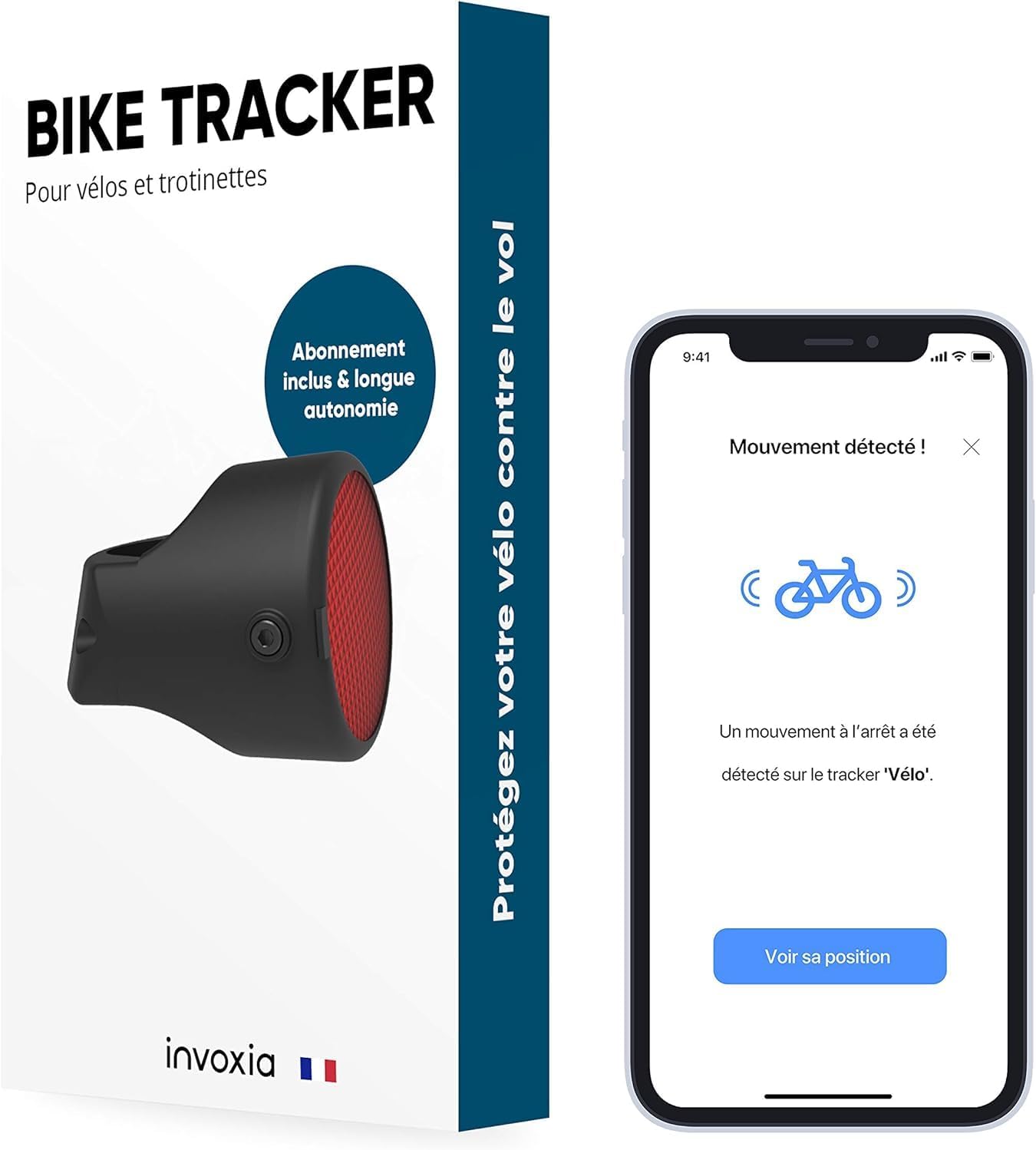 Invoxia Bike Tracker Traceur