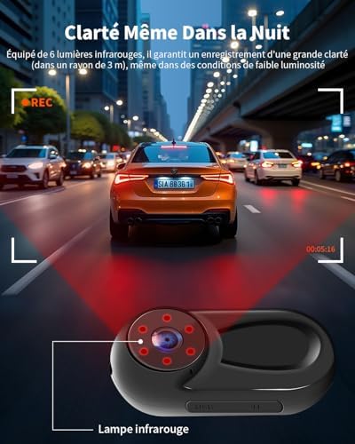Vue 6 de Mini Caméra Sport Vision Nocturne