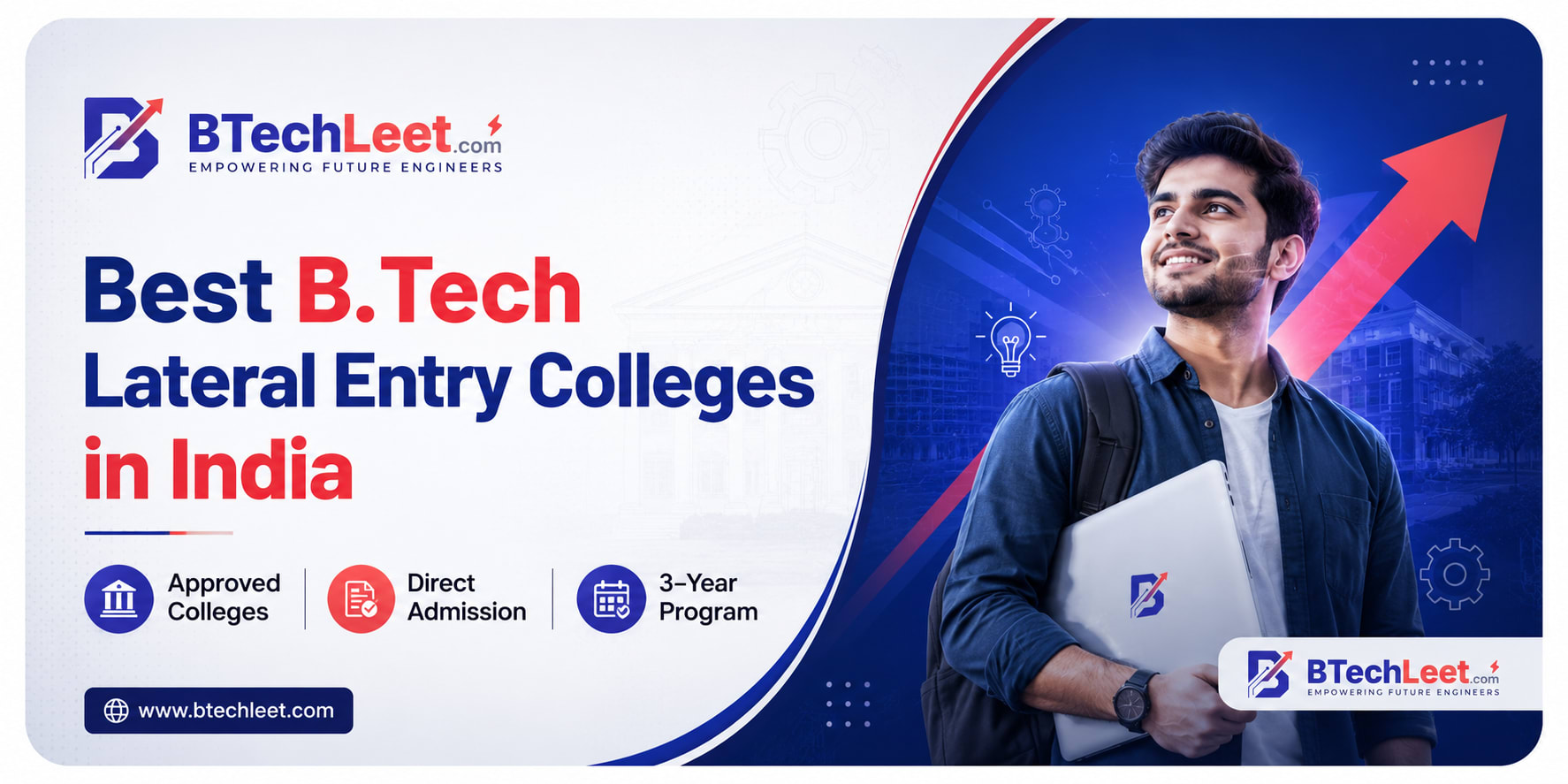 BTech Lateral Entry (LEET) 2026: Eligibility, Admission Process, Exams, Colleges, Fees & Career Scope