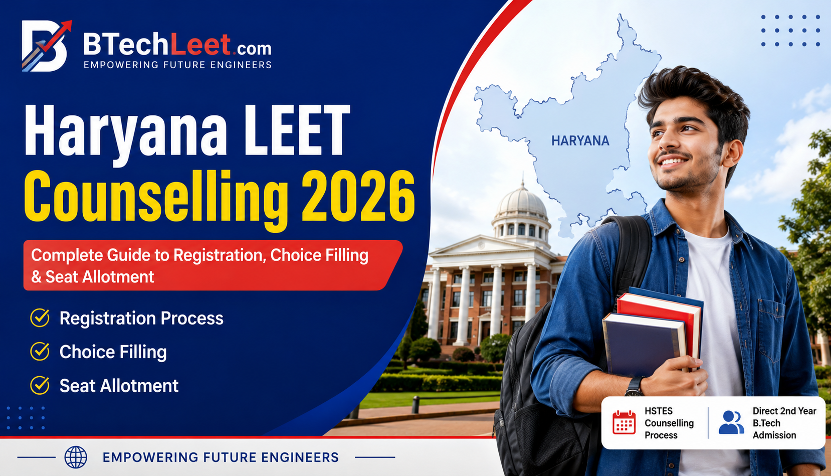 Haryana LEET Counselling 2026: Complete Guide to Registration, Choice Filling & Seat Allotment