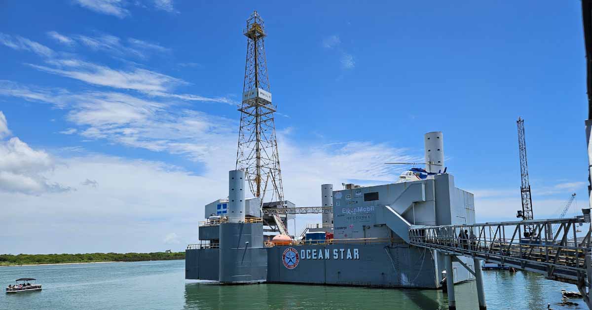 Ocean Star Offshore Drill Rig & Museum - Decommissioned Drill Rig