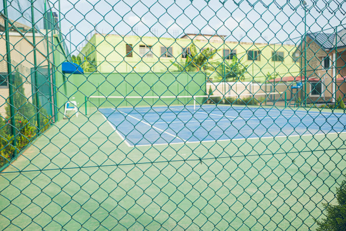 Tennis court at SamJ Prestige Court
