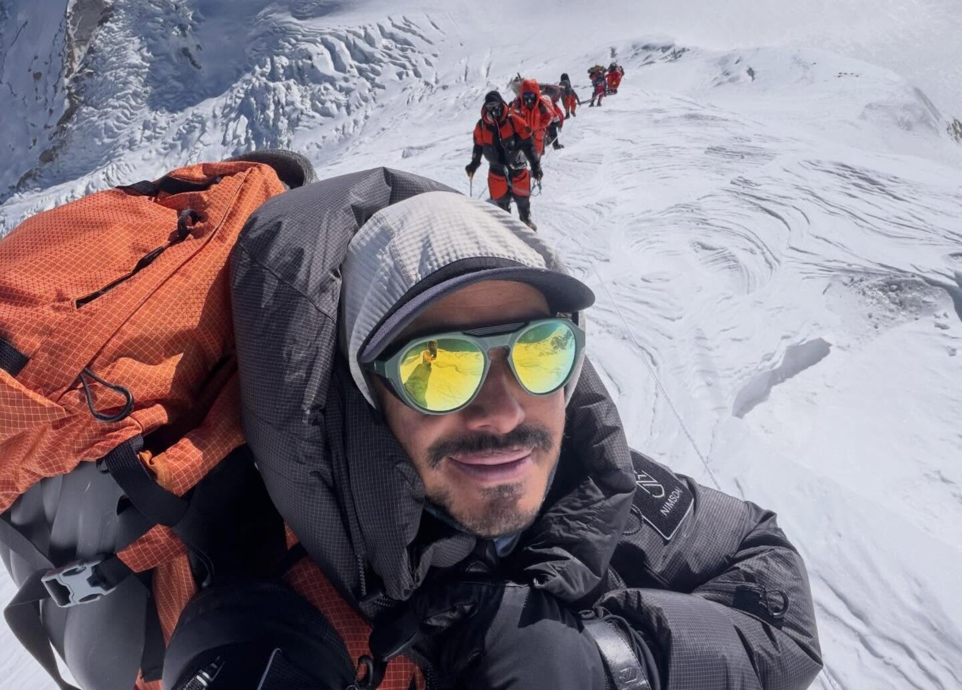Nirmal Purja, known for holding the world record for climbing all 14 peaks over 8,000 meters in seven months.