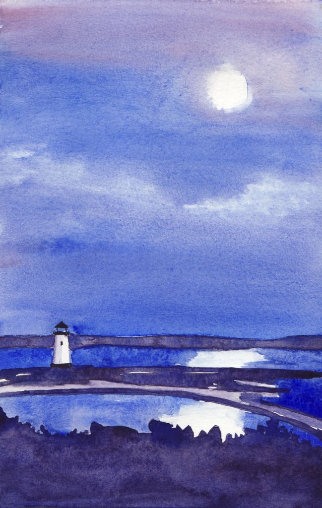 Edgartown by Moonlight