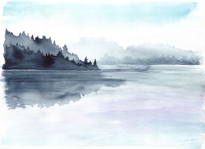 Misty Lake Morning