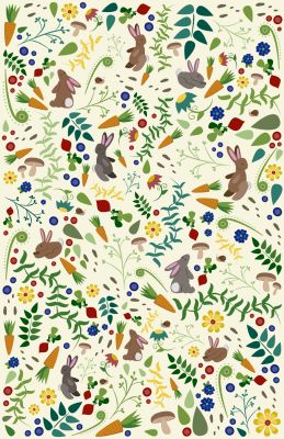 Rabbits In The Garden