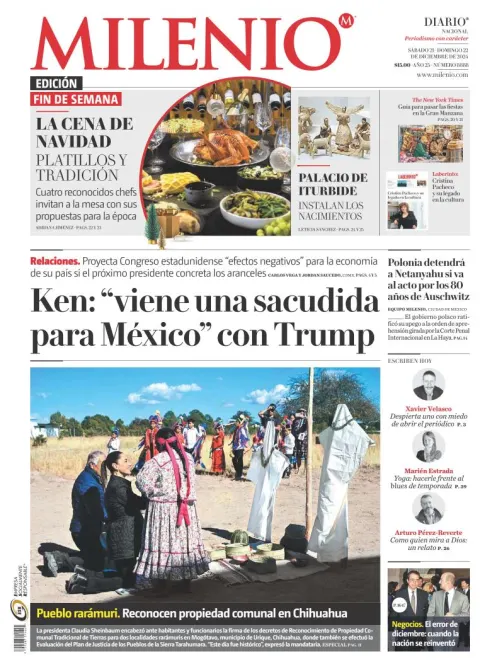 Portada de Milenio