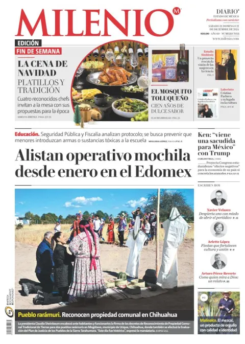 Portada de Milenio Edo de México