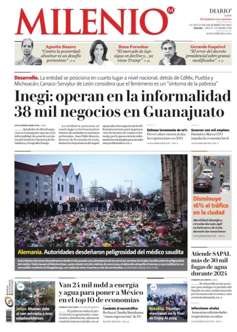 Portada de Milenio León