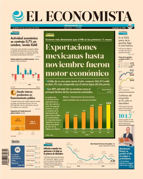Portada de El Economista