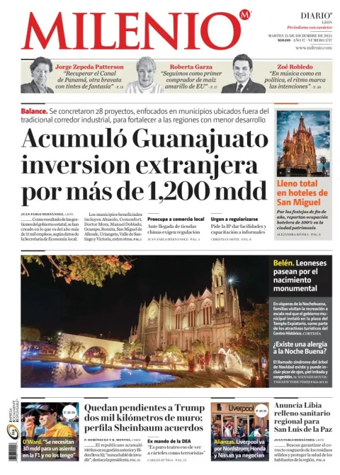 Portada de Milenio León