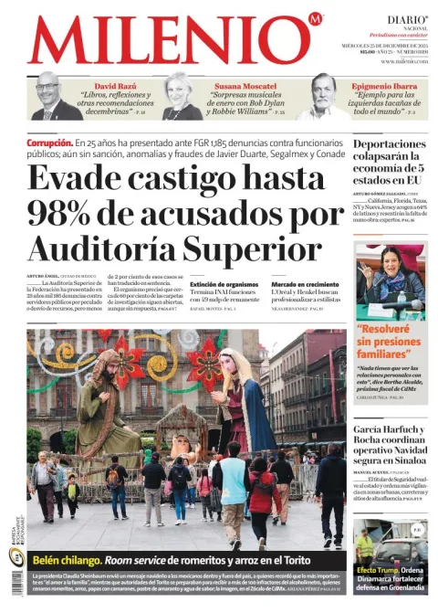 Portada de Milenio