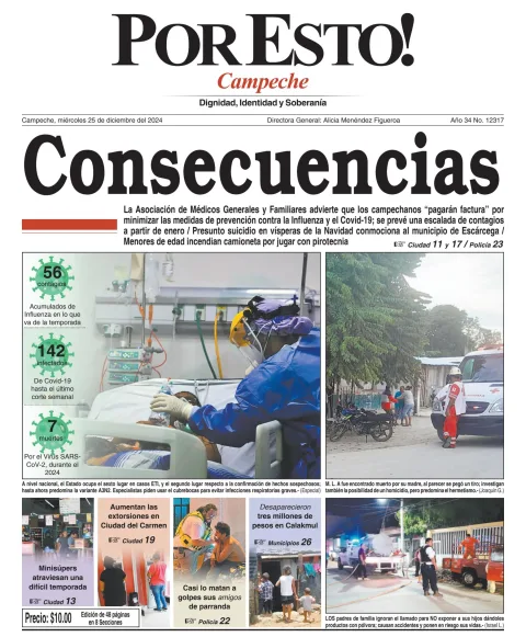 Portada de Por Esto (campeche)