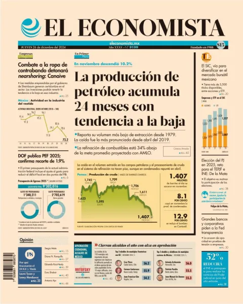 Portada de El Economista
