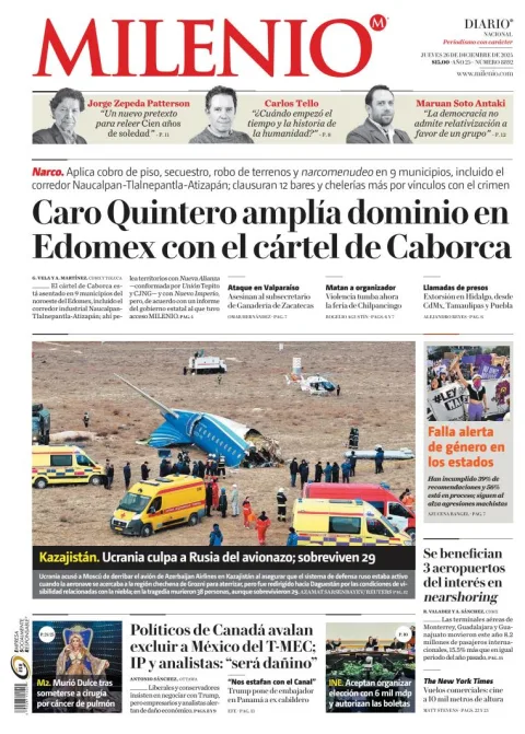 Portada de Milenio