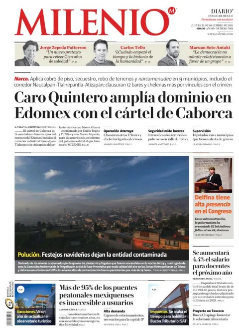 Portada de Milenio Edo de México