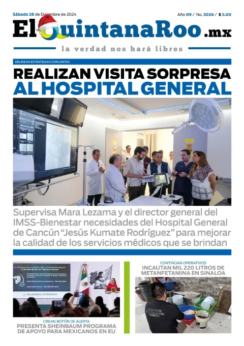 Portada de El Quintana Roo (portada)