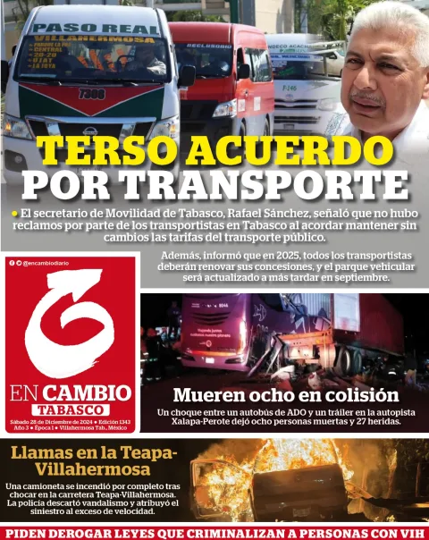 Portada de En Cambio (tabasco)