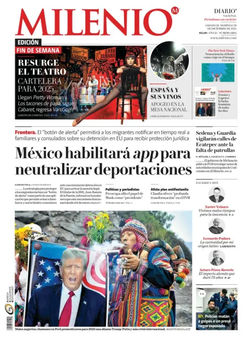 Portada de Milenio