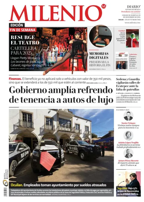 Portada de Milenio Edo de México