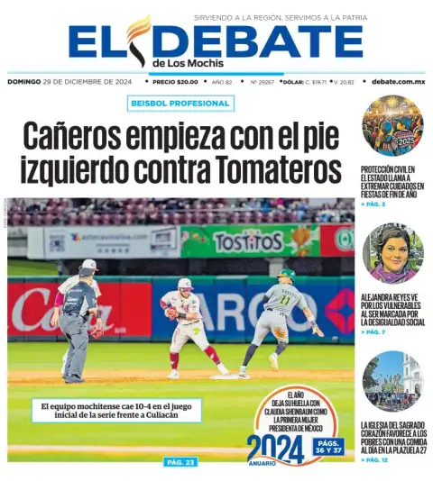 Portada de El Debate de los Mochis