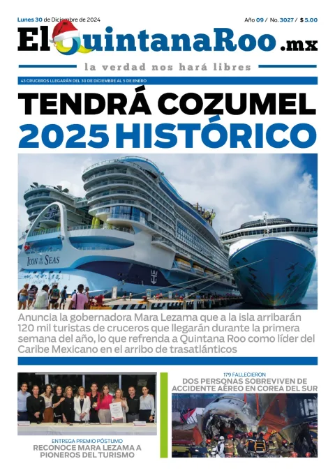 Portada de El Quintana Roo (portada)