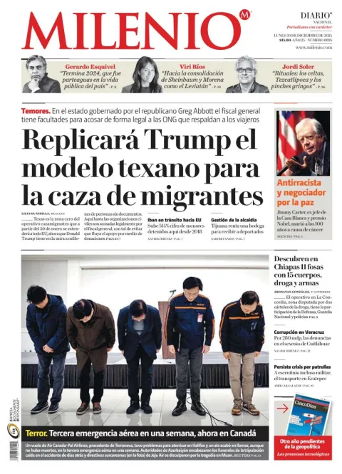 Portada de Milenio