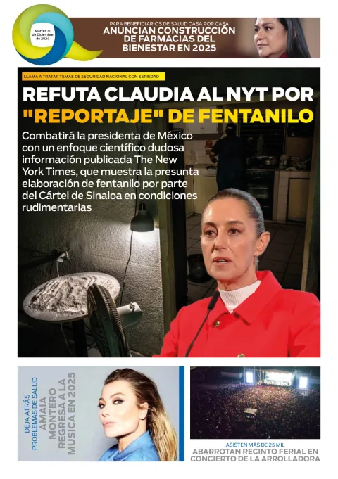 Portada de El Quintana Roo (contraportada)