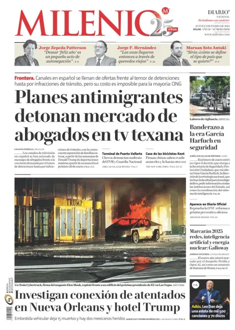 Portada de Milenio
