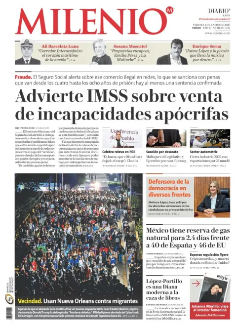 Portada de Milenio León