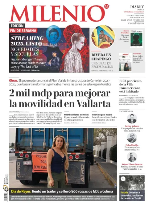 Portada de Milenio Jalisco