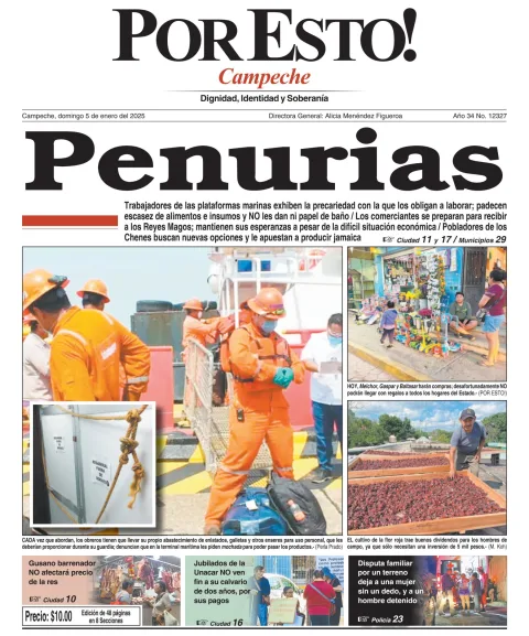 Portada de Por Esto (campeche)