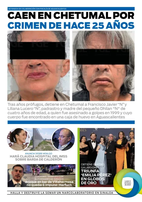 Portada de El Quintana Roo (contraportada)