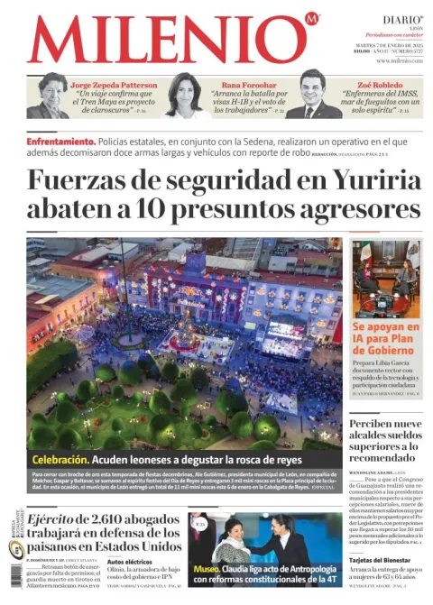 Portada de Milenio León