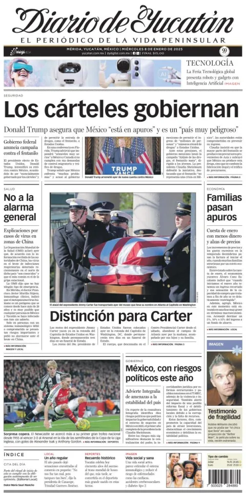 Portada de Diario de Yucatán