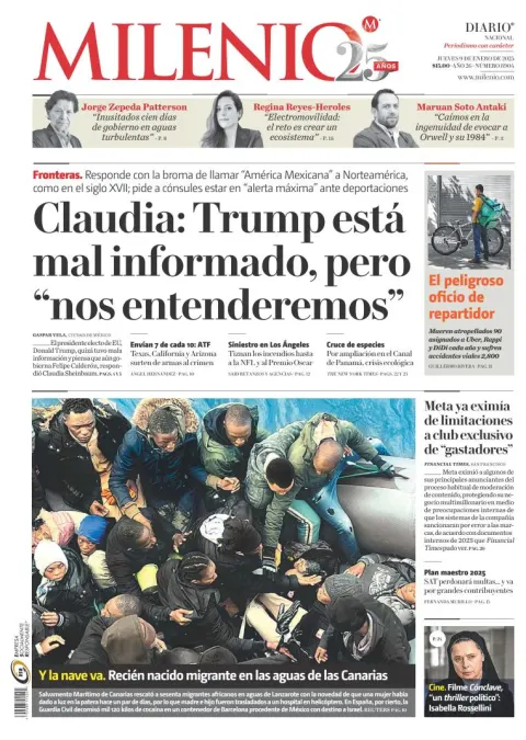 Portada de Milenio
