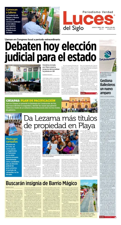 Portada de Luces del Siglo