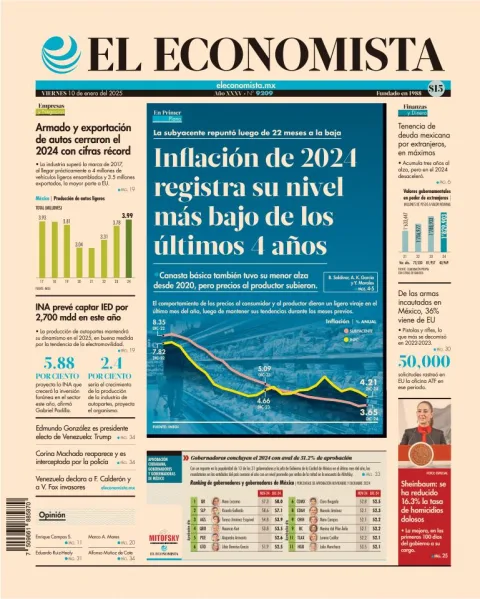 Portada de El Economista