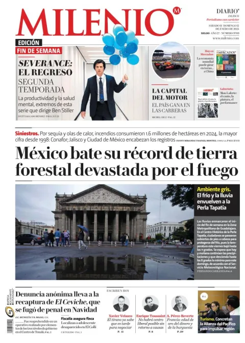 Portada de Milenio Jalisco