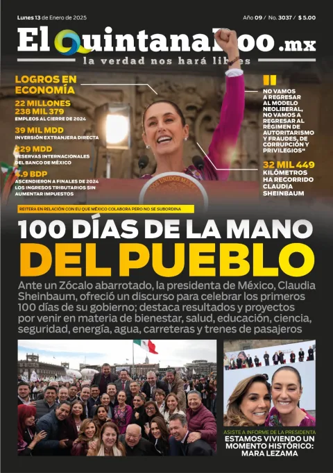 Portada de El Quintana Roo (portada)