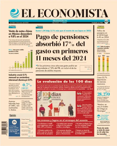 Portada de El Economista
