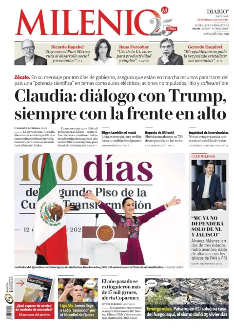 Portada de Milenio