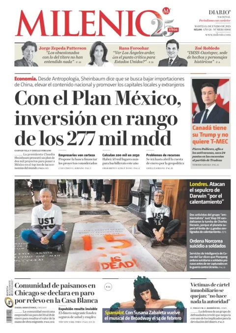 Portada de Milenio