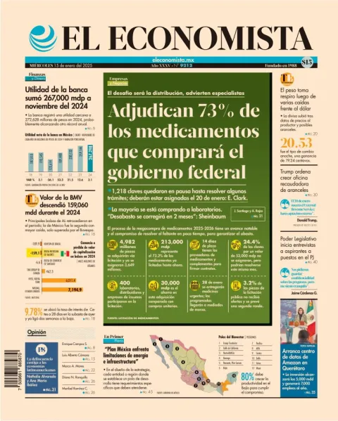 Portada de El Economista